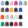 sweatshirt color chart - Personalized World Store