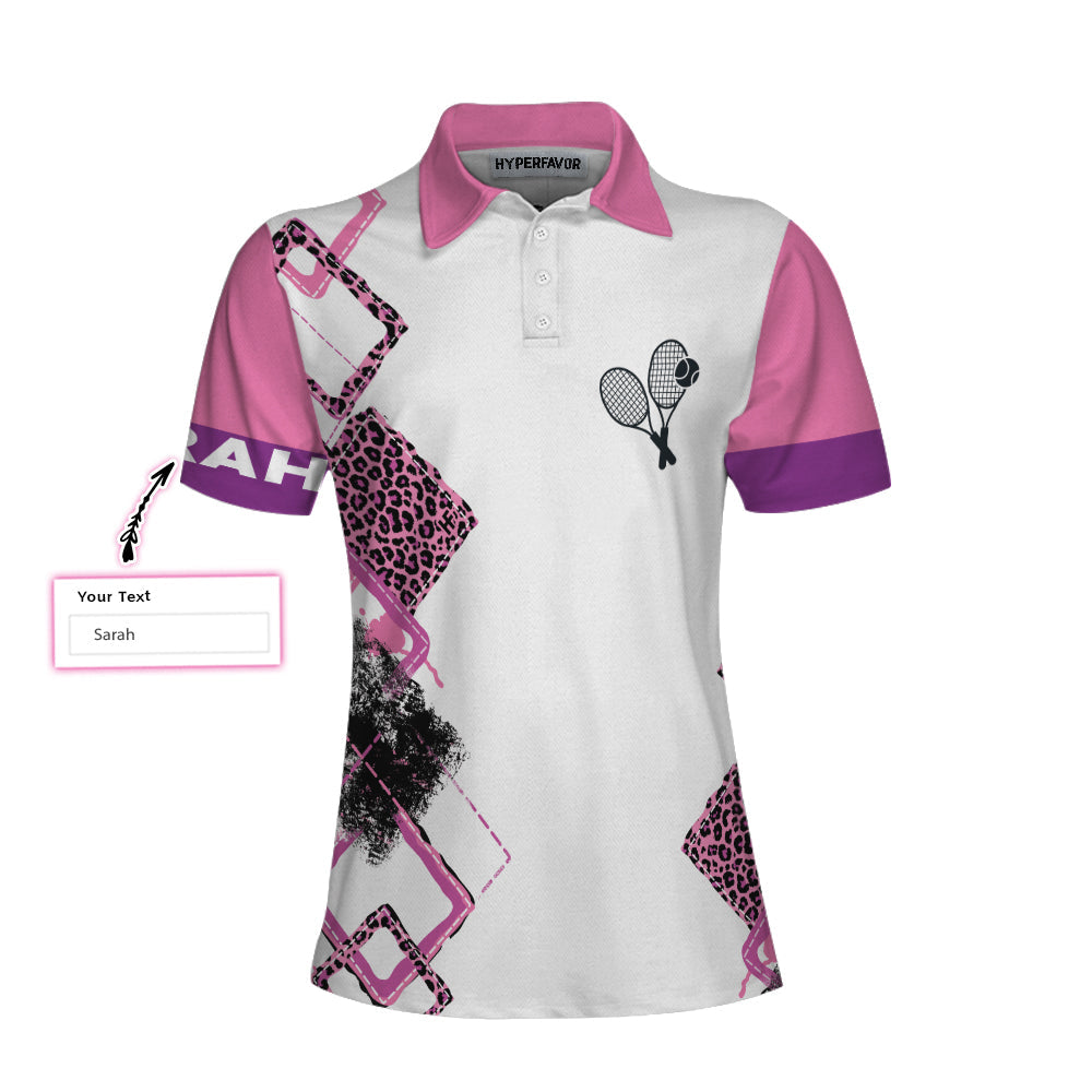 Tennis With No Chance Of House Cleaning EZ38 2202 Custom Short Sleeve Women Polo Shirt - Personalized World Store