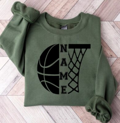 Customized Basketball Sweatshirt Your Name