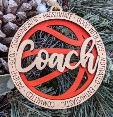 Personalized Basketball Ornament