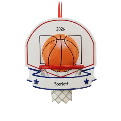 Personalized Basketball Ornament Basketball Decor