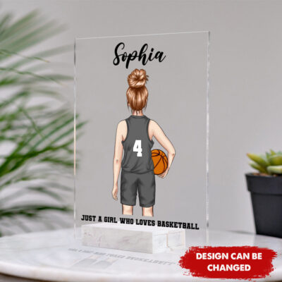 Personalized Basketball Player Acrylic Plaque