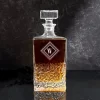 staged Kinsale onblack singledecanter Monogram W - Personalized World Store